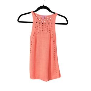 Lilly Pulitzer Coral Sweater Tank Top Size XXS
